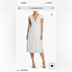 Nordstrom, Dress the population, white dress size M